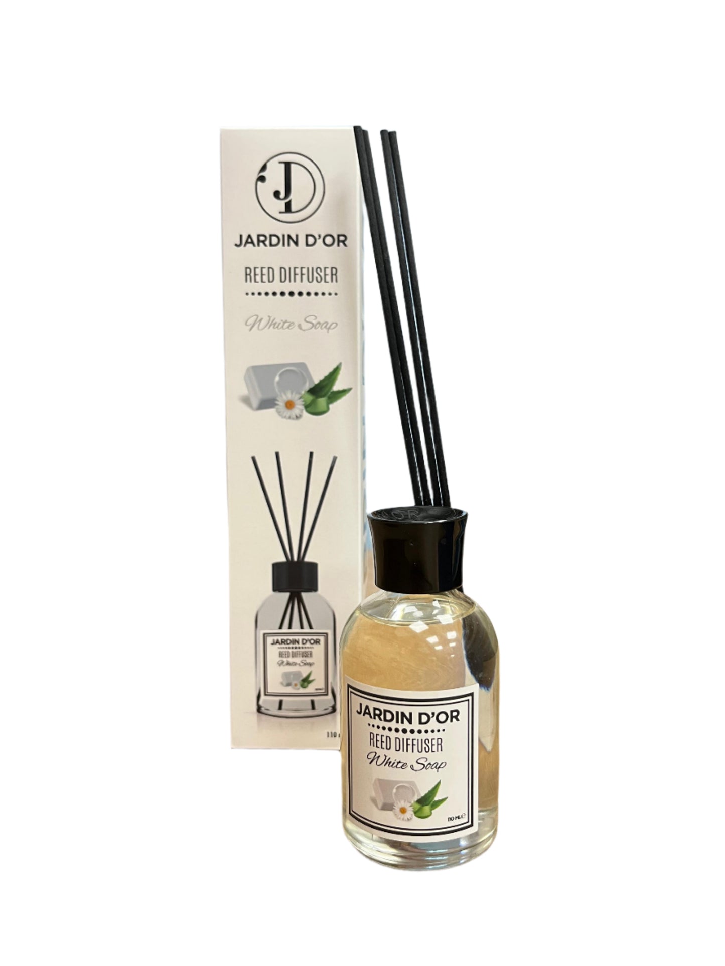 מפיץ ריח עם מקלת Jardin D’or 6+1