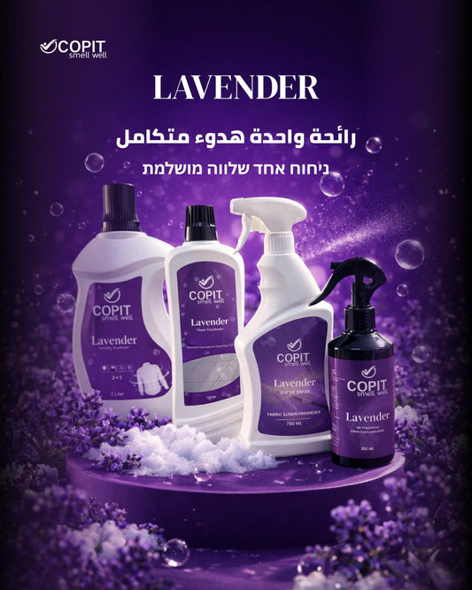 מארז Lavender - חבילה מלאה בניחוח לבנדר מרגיע