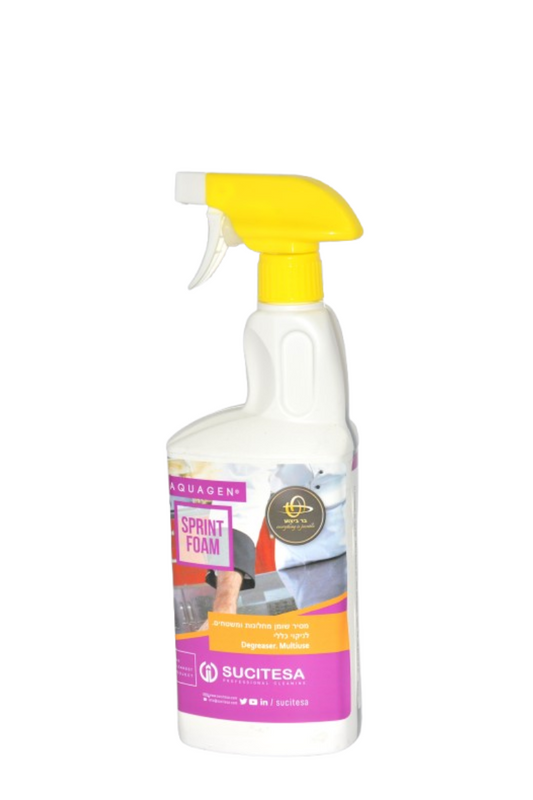 SPRINT FOAM – חומר לניקוי כללי חזק ללא סודה קאוסטיק
