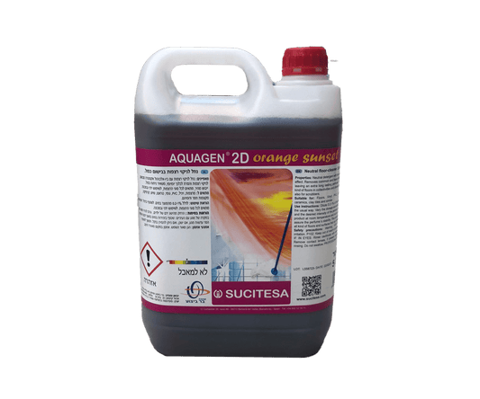 2D ORANGE SUNSET – חומר ניקוי בבישום כפול לגרניט פורצלן וקרמיקה